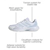 adidas Womens Courtjam Control 3 Tennis Sneakers Shoes – White | Tennis Shoes(White/Silver Metallic)