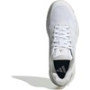 adidas Womens Crazyquick Lightstrike Padel Sneakers Shoes – Grey(White/White/Zero Metallic)