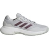 adidas Women’s Gamecourt 2 Tennis Shoes(Grey/Aurora Metallic/White)