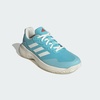 adidas Women’s Gamecourt 2 Tennis Shoes(Light Aqua Off White Bright Red)