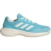adidas Women’s Gamecourt 2 Tennis Shoes(Light Aqua/Off White/Bright Red)