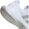 adidas Women’s Gamecourt 2 Tennis Shoes(White/Silver Metallic/Silver Metallic)