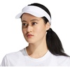 adidas Women’s Match 1 Visor | Snug Fit for Smaller Heads, Clip-On Open-Back Fit, Moisture-Wicking Sweatband, All-Day Comfort, For Tennis & Pickleball(White/White)