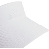 adidas Women’s Match 1 Visor | Snug Fit for Smaller Heads, Clip-On Open-Back Fit, Moisture-Wicking Sweatband, All-Day Comfort, For Tennis & Pickleball(White/White)