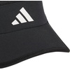 adidas Women’s Superlite Visor | Open-Top Design, Adjustable Fit, Perforated Build, Hook-and-Loop Closure, All-Day Sun Comfort(Black/White/3)