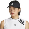 adidas Women’s Superlite Visor | Open-Top Design, Adjustable Fit, Perforated Build, Hook-and-Loop Closure, All-Day Sun Comfort(Black/White/3)