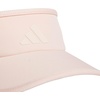 adidas Women’s Superlite Visor | Open-Top Design, Adjustable Fit, Perforated Build, Hook-and-Loop Closure, All-Day Sun Comfort(Blush Pink/Pink Tint/3)