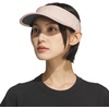 adidas Women’s Superlite Visor | Open-Top Design, Adjustable Fit, Perforated Build, Hook-and-Loop Closure, All-Day Sun Comfort(Blush Pink/Pink Tint/3)