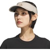 adidas Women’s Superlite Visor | Open-Top Design, Adjustable Fit, Perforated Build, Hook-and-Loop Closure, All-Day Sun Comfort(Crystal Linen Beige/Trace Khaki/3)