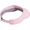 adidas Women’s Superlite Visor | Open-Top Design, Adjustable Fit, Perforated Build, Hook-and-Loop Closure, All-Day Sun Comfort(True Pink/White/3)