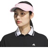 adidas Women’s Superlite Visor | Open-Top Design, Adjustable Fit, Perforated Build, Hook-and-Loop Closure, All-Day Sun Comfort(True Pink/White/3)
