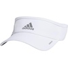 adidas Women’s Superlite Visor | Open-Top Design, Adjustable Fit, Perforated Build, Hook-and-Loop Closure, All-Day Sun Comfort(White/Silver Reflective/3)