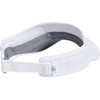 adidas Women’s Superlite Visor | Open-Top Design, Adjustable Fit, Perforated Build, Hook-and-Loop Closure, All-Day Sun Comfort(White/Silver Reflective/3)