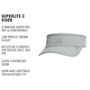 adidas Women’s Superlite Visor | Open-Top Design, Adjustable Fit, Perforated Build, Hook-and-Loop Closure, All-Day Sun Comfort(Wonder Sage Green/3)