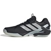 adidas Women’s Adizero Ubersonic 5 Tennis Shoes(Black/Silver Metallic/White)