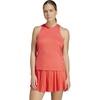 adidas Women’s Club Tennis Climacool Tank Top(Semi Lucid Red)