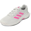 adidas Women’s Gamecourt 2 Tennis Shoes(White/Lucid Pink/Black)