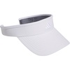 adidas Women’s Match 1 Visor | Snug Fit for Smaller Heads, Clip-On Open-Back Fit, Moisture-Wicking Sweatband, All-Day Comfort, For Tennis & Pickleball(White/White)