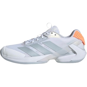 adidas Women’s Adizero Ubersonic 5 Tennis Shoes(White/Halo Blue/Beam Orange)