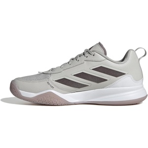 adidas Womens Avaflash Low Tennis Sneakers Shoes – White(Grey/Aurora Metallic/Preloved Fig)