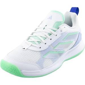 adidas Womens Avaflash Low Tennis Sneakers Shoes – White(White/Silver Metallic/Pulse Mint)