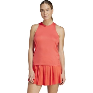 adidas Women’s Club Tennis Climacool Tank Top(Semi Lucid Red)