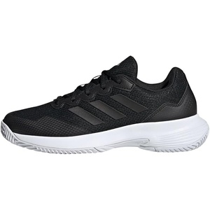 adidas Women’s Gamecourt 2 Tennis Shoes(Core Black Core Black Silver)