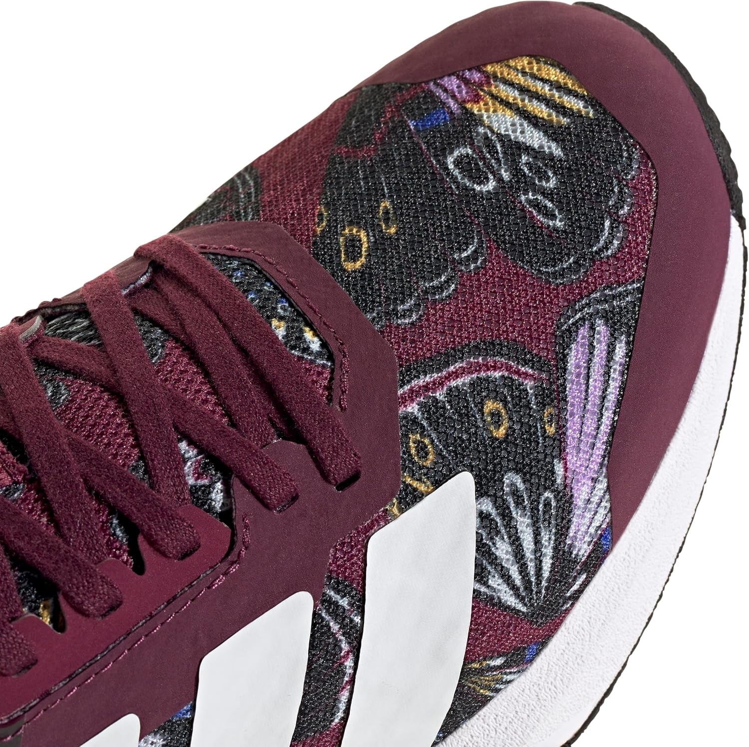 image:imageadidas Womens Dropset Control Training Sneakers Shoes BlackAmazon RedWhiteViolet Fusion