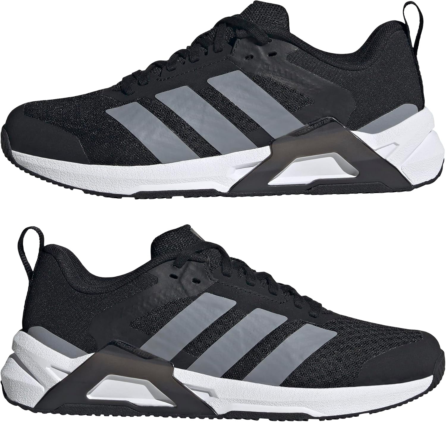 image:imageadidas Womens Dropset Control Training Sneakers Shoes BlackBlackGreyLucid Red