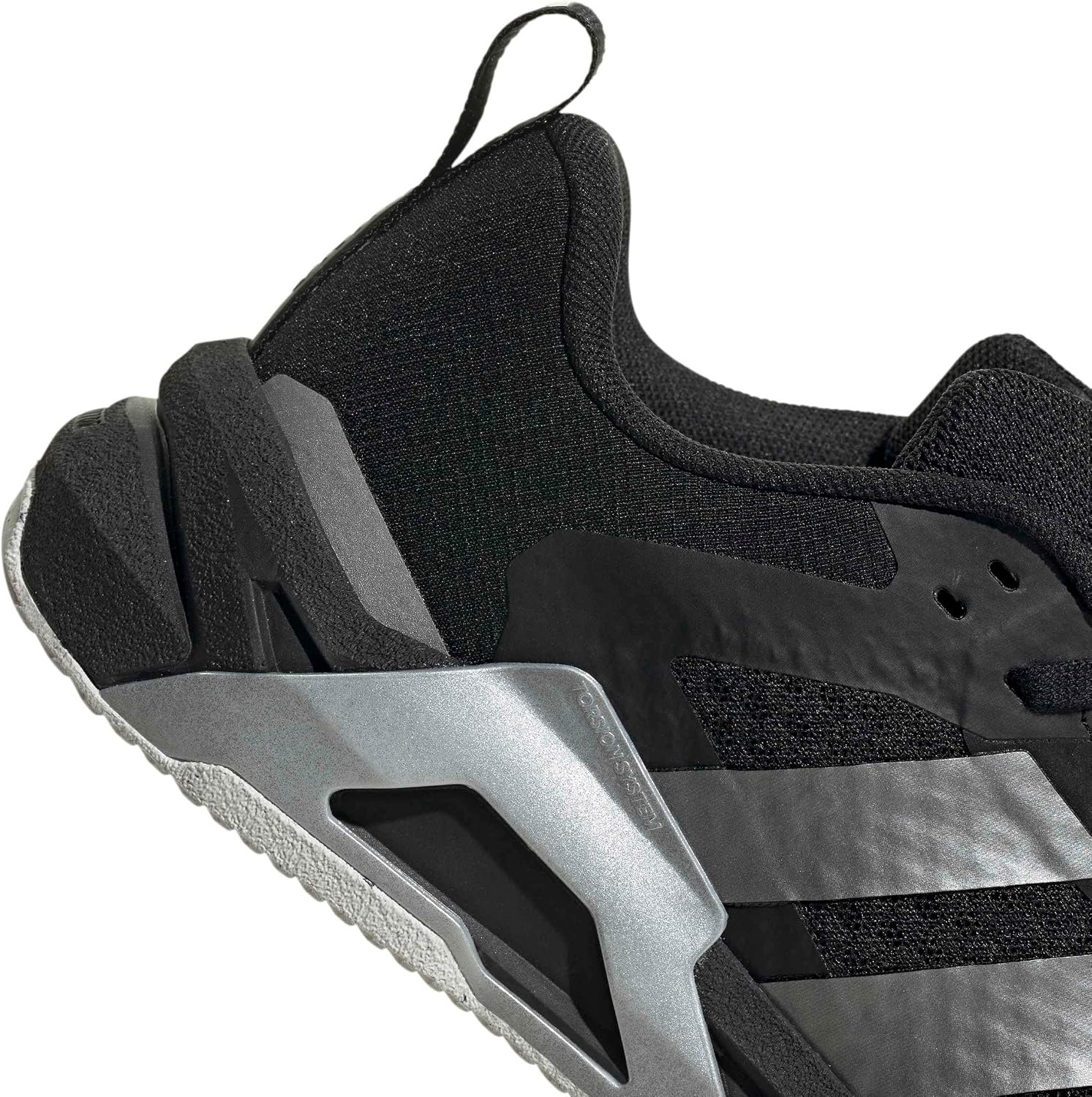 image:imageadidas Womens Dropset Control Training Sneakers Shoes BlackBlackIron MetallicSilver Metallic
