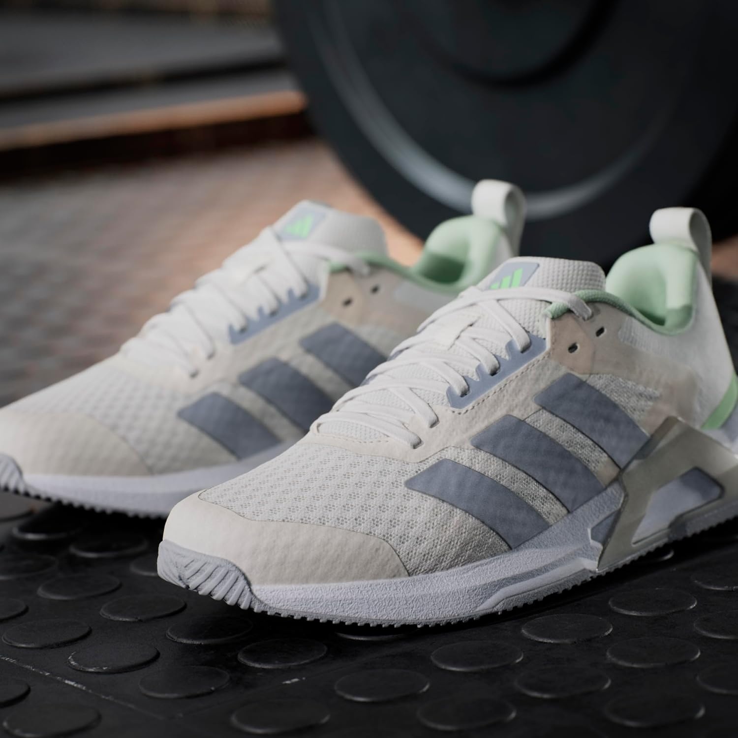 image:imageadidas Womens Dropset Control Training Sneakers Shoes BlackChalk WhiteHalo SilverLime Burst