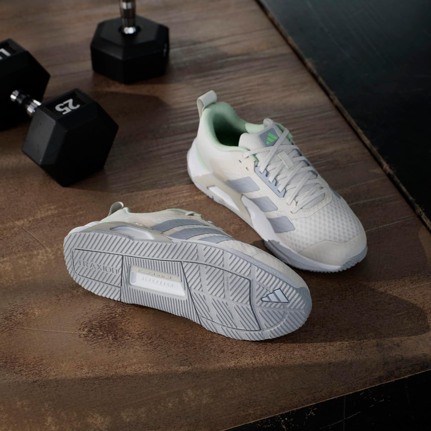 image:imageadidas Womens Dropset Control Training Sneakers Shoes BlackChalk WhiteHalo SilverLime Burst