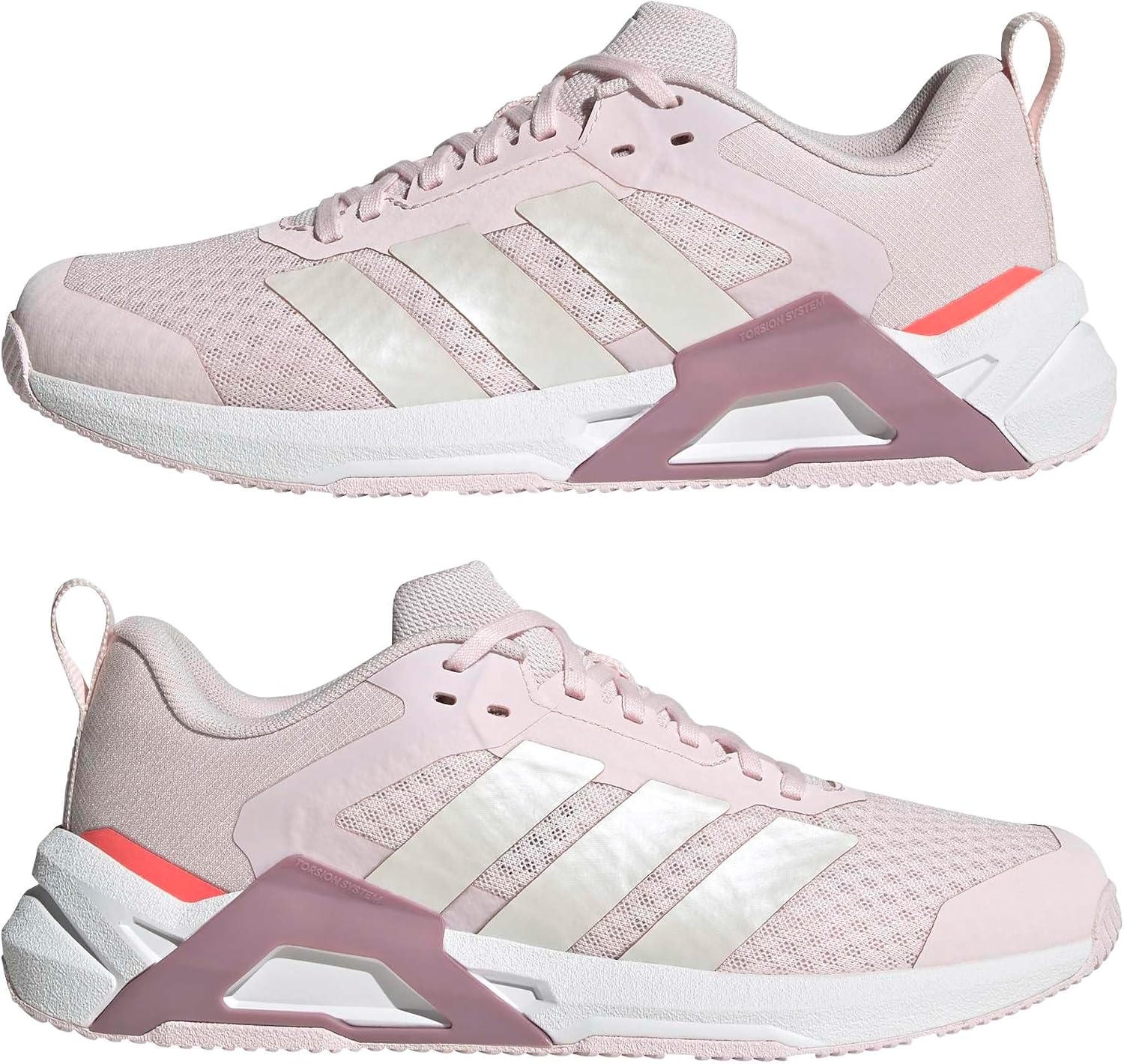 image:imageadidas Womens Dropset Control Training Sneakers Shoes BlackDistilled PinkZero MetallicSolar Turbo