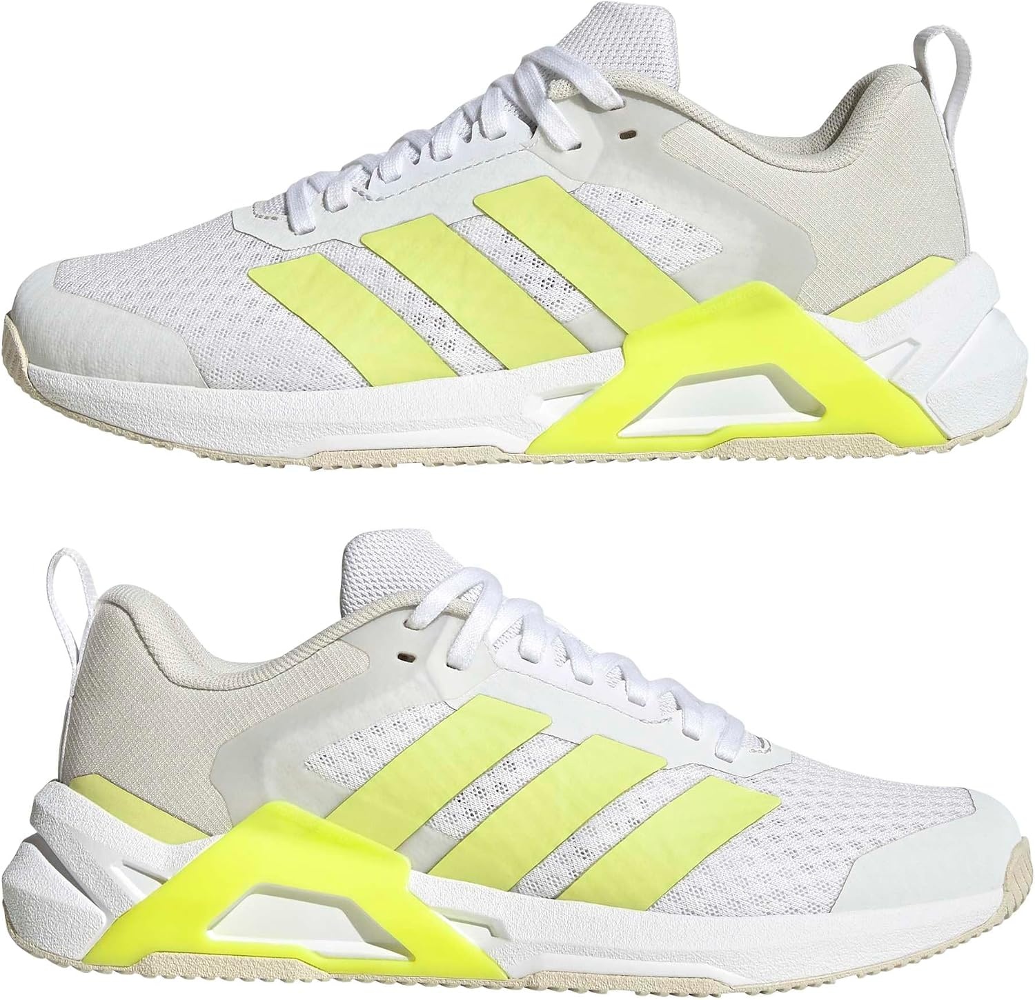 image:imageadidas Womens Dropset Control Training Sneakers Shoes BlackWhiteFrozen LemonOrbit Grey