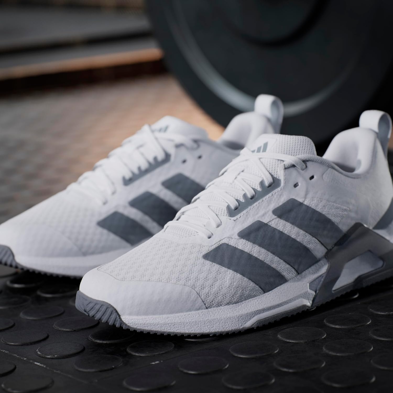 image:imageadidas Womens Dropset Control Training Sneakers Shoes BlackWhiteGreyLucid Red