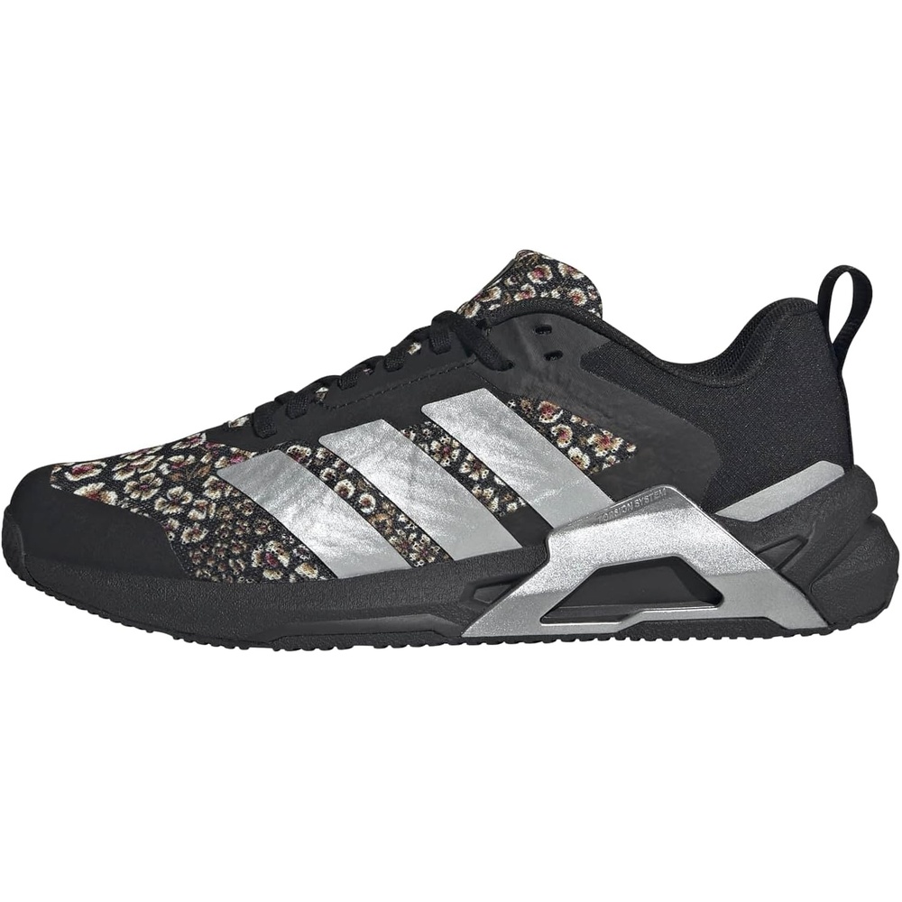 image:imageadidas Womens Dropset Control Training Sneakers Shoes BlackBlackTech Grey MetallicWhite
