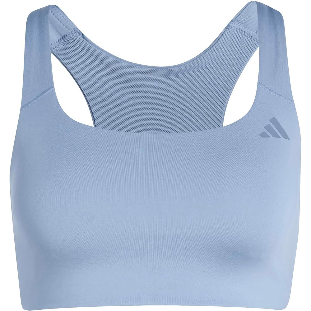 image:imageadidas Womens Optime Workout Medium Support Bra Casual Casual  BlackSilver Blue