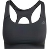 adidas Womens Optime Workout Medium Support Bra Casual Casual – Black(Black)