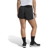 adidas Womens Pacer Workout Woven High Rise Shorts Casual Bottoms Casual – Black(Black/White)