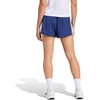 adidas Womens Pacer Workout Woven High Rise Shorts Casual Bottoms Casual – Black(Dark Blue/White)