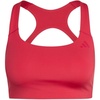 adidas Womens Optime Workout Medium Support Bra Casual Casual – Black(Pink)